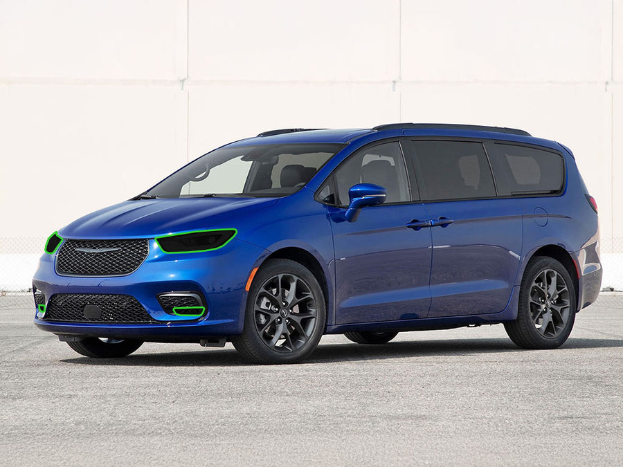 chrysler pacifica 2021-2025 Headlight Tint Location