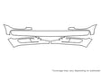 pt cruiser 3M Clear Bra Bumper Precut PPF Diagram