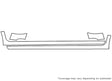 pt cruiser 3M Clear Bra Door Cup Precut PPF Diagram