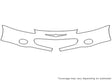 sebring 3M Clear Bra Bumper Precut PPF Diagram