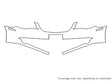 sebring 3M Clear Bra Bumper Precut PPF Diagram