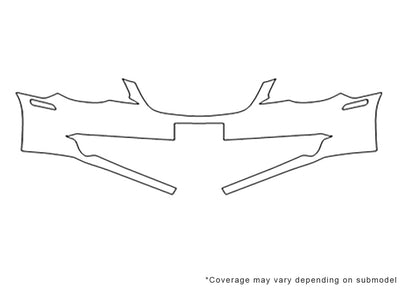 sebring 3M Clear Bra Bumper Precut PPF Diagram