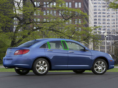 chrysler sebring 2007-2010 Pillar Post Trim Installation Location
