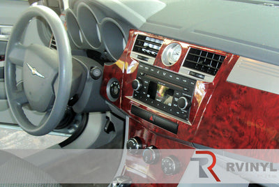 Chrysler Sebring Sedan 2007 Dash Kit~High Gloss Burl Wood Kits~2