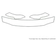 town and country 3M Clear Bra Hood Precut PPF Diagram