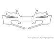 town and country 3M Clear Bra Bumper Precut PPF Diagram
