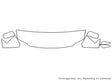 town and country 3M Clear Bra Hood Precut PPF Diagram