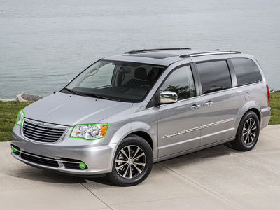chrysler town and country 2011-2016 Headlight Protection Installation Location