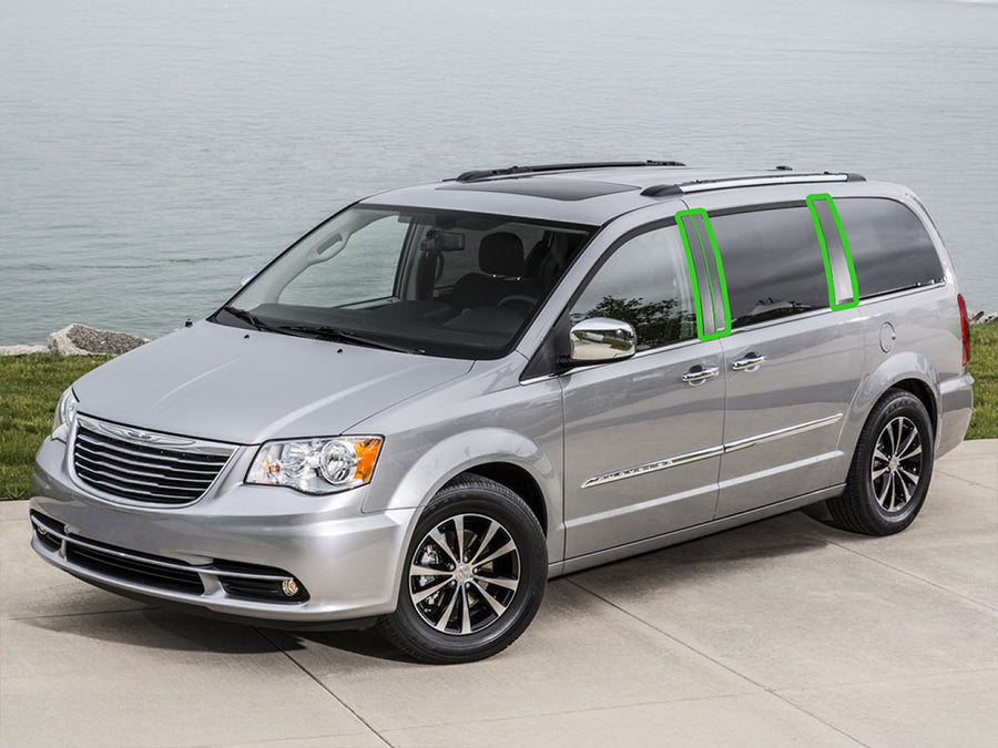 chrysler town and country 2008-2016 Pillar Post Trim Installation Location