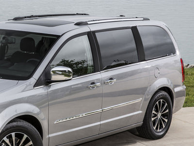 chrysler town and country 2008-2016 Matte Black Pillar Cover Diagram
