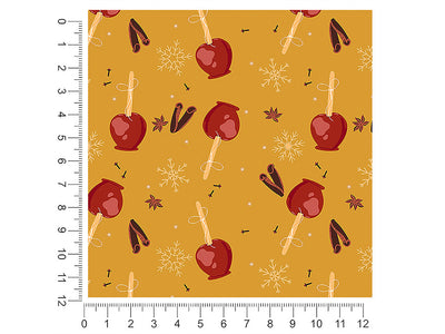cinnamon candied fruit 1ft x 1ft Craft Sheets