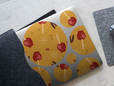 cinnamon candied fruit DIY Laptop Stickers