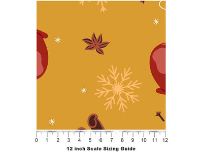 Cinnamon Candied Fruit Vinyl Film Pattern Size 12 inch Scale~Rwraps Cinnamon Candied Fruit Sizing Chart~2