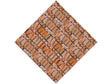 Cinnamon Red Brick Vinyl Wrap Pattern