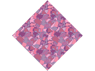 Cinnamon Satin Mosaic Vinyl Wrap Pattern