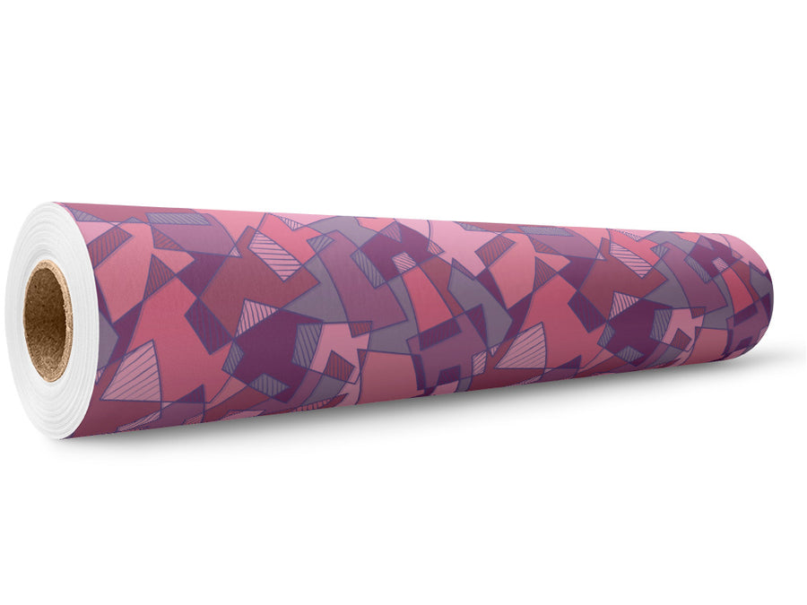 Cinnamon Satin Mosaic Wrap Film Wholesale Roll~Rwraps Series 914 Digitally Printed Vinyl Roll~5