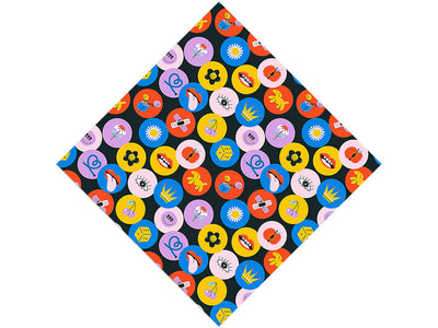 Circular Reasoning Sticker Bomb Vinyl Wrap Pattern