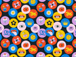Circular Reasoning Sticker Bomb Vinyl Wrap Pattern~Rwraps Series 914 Digitally Printed Vinyl Wrap~0