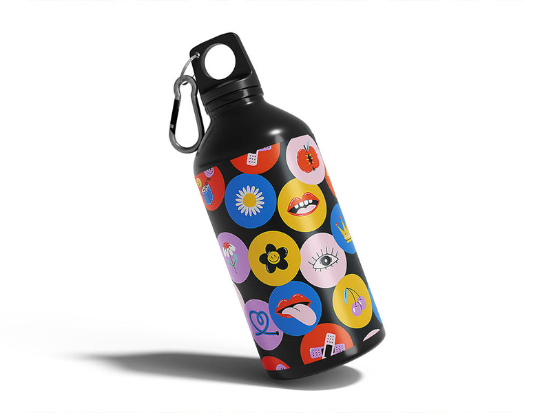 Water Bottle DIY Stickers
