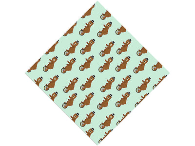 Circus Worker Animal Vinyl Wrap Pattern