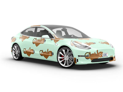 Circus Worker Animal Vehicle Vinyl Wrap