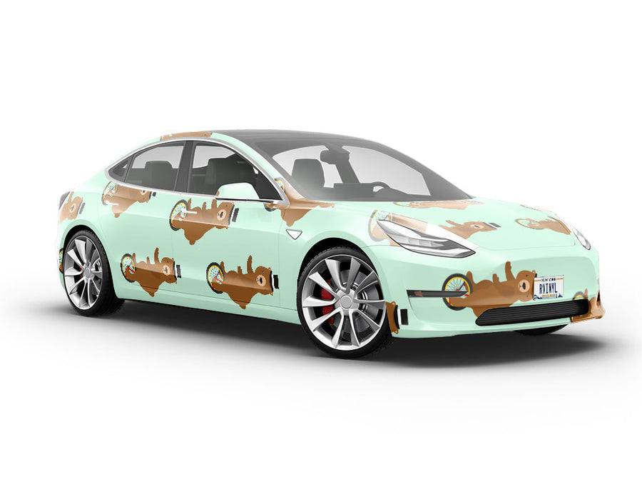 Circus Worker Animal Vehicle Vinyl Wrap