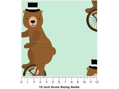 Circus Worker Animal Vinyl Film Pattern Size 12 inch Scale~Rwraps Circus Worker Animal Sizing Chart~2