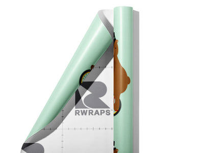 Circus Worker Animal Wrap Film Sheets~Rwraps Series 914 Circus Worker Animal Scrolled Sheet~3