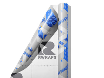 City Planning Cityscape Wrap Film Sheets~Rwraps Series 914 City Planning Cityscape Scrolled Sheet~4