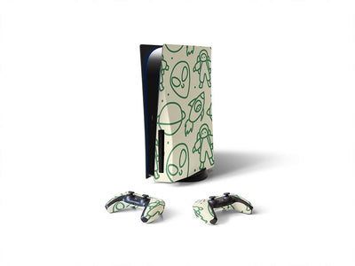 claiming worlds science fiction Sony PS5 DIY Skin