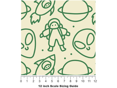 Claiming Worlds Science Fiction Vinyl Film Pattern Size 12 inch Scale~Rwraps Claiming Worlds Science Fiction Sizing Chart~2