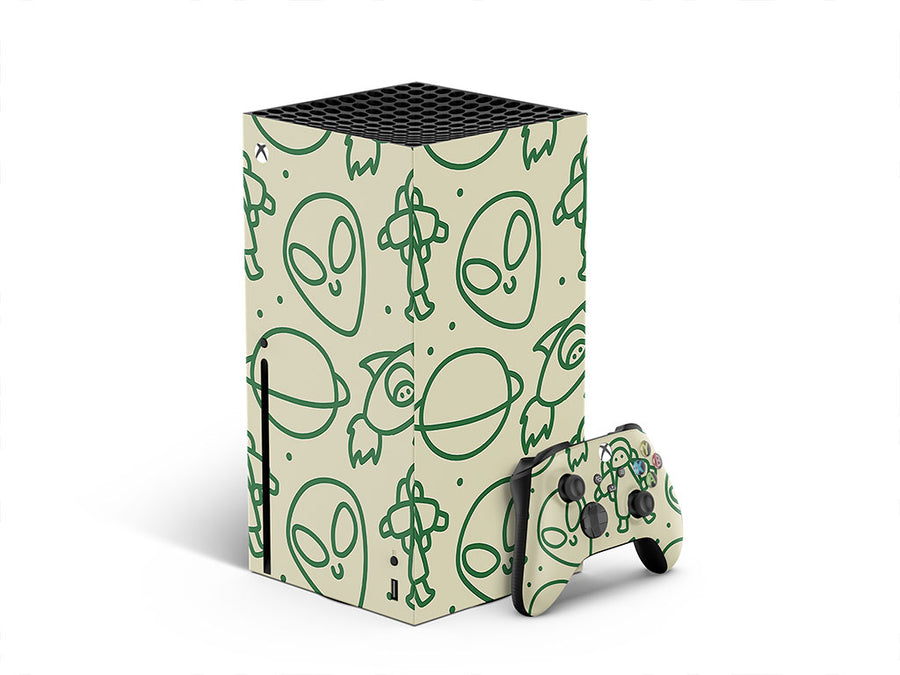 claiming worlds science fiction XBOX DIY Decal