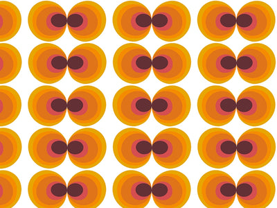 Clam Shell Retro Vinyl Wrap Pattern~Rwraps Series 914 Digitally Printed Vinyl Wrap~0