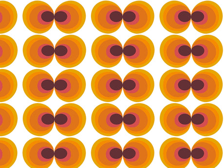 Clam Shell Retro Vinyl Wrap Pattern~Rwraps Series 914 Digitally Printed Vinyl Wrap~0