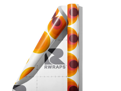 Clam Shell Retro Wrap Film Sheets~Rwraps Series 914 Clam Shell Retro Scrolled Sheet~3