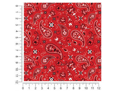 classic bandana paisley 1ft x 1ft Craft Sheets