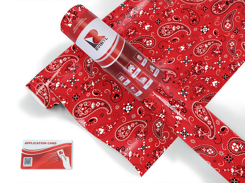 classic bandana paisley Craft Vinyl Roll