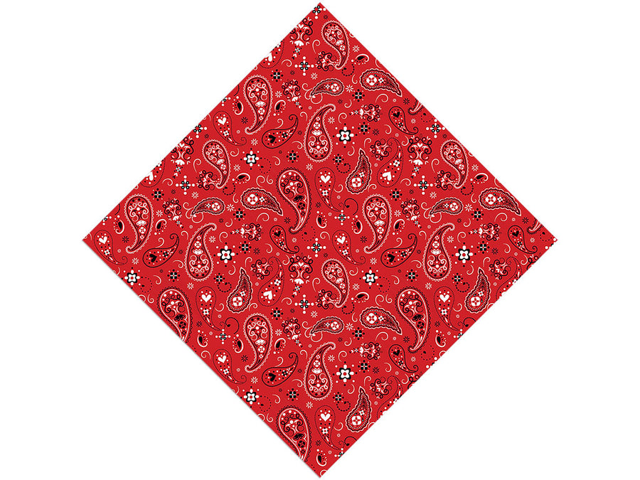 Classic Bandana Paisley Vinyl Wrap Pattern