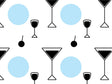 Classic Cocktails Alcohol Vinyl Wrap Pattern~Rwraps Series 914 Digitally Printed Vinyl Wrap~0
