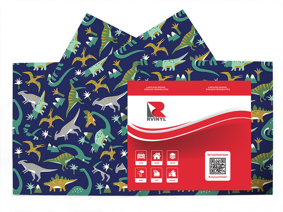 classic company dinosaur Craft Vinyl Sheet Pack