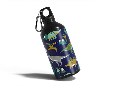 classic company dinosaur Water Bottle DIY Stickers