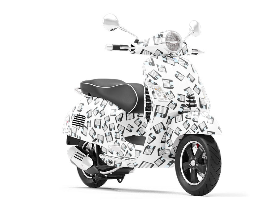 Classic Floppys Technology Vespa Scooter Wrap Film