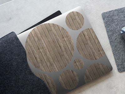classic grey  DIY Laptop Stickers