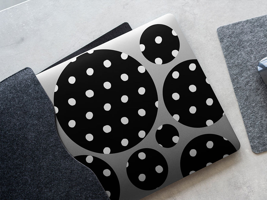 classic look polka dot DIY Laptop Stickers