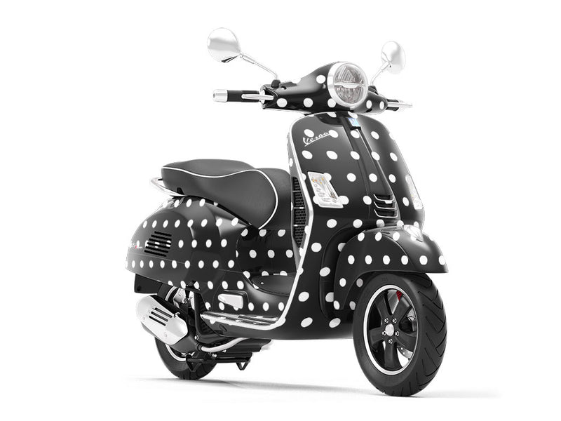 Classic Look Polka Dot Vespa Scooter Wrap Film