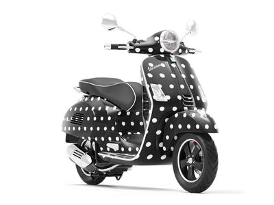 Classic Look Polka Dot Vespa Scooter Wrap Film