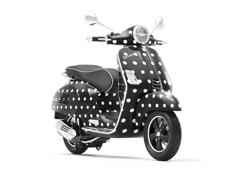Classic Look Polka Dot Vespa Scooter Wrap Film