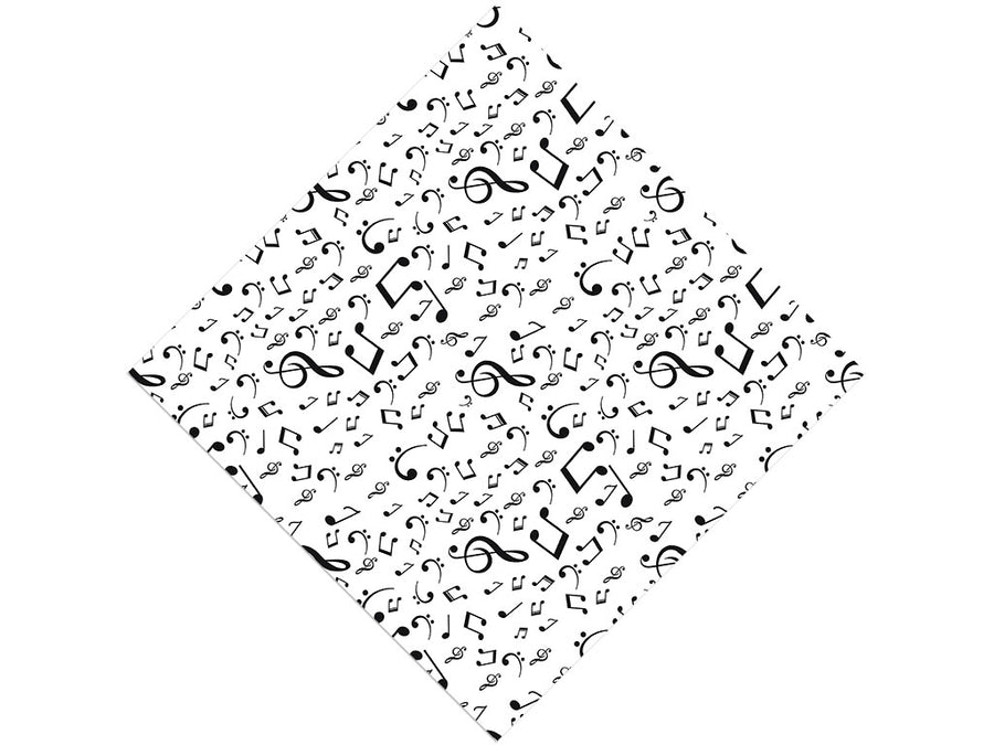 Classic Notes Music Vinyl Wrap Pattern