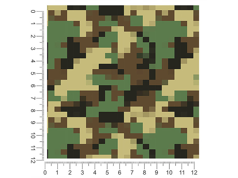 classic pattern pixel 1ft x 1ft Craft Sheets