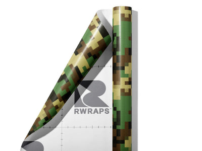 Classic Pattern Pixel Wrap Film Sheets~Rwraps Series 914 Classic Pattern Pixel Scrolled Sheet~3